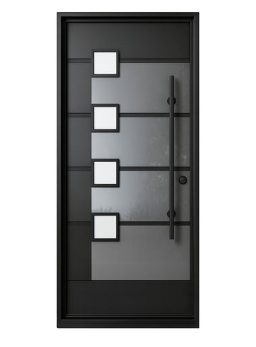 Royal 239 Wrought Iron Custom Exterior Door by Nova