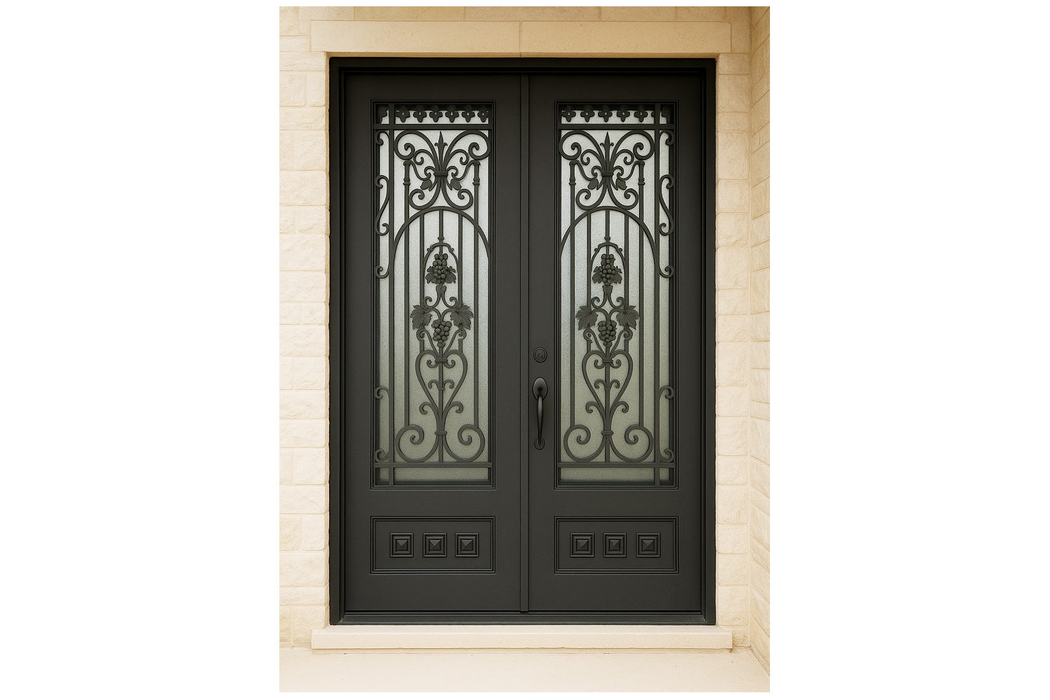 Royal 240 Wrought Iron Custom Exterior Door by Nova