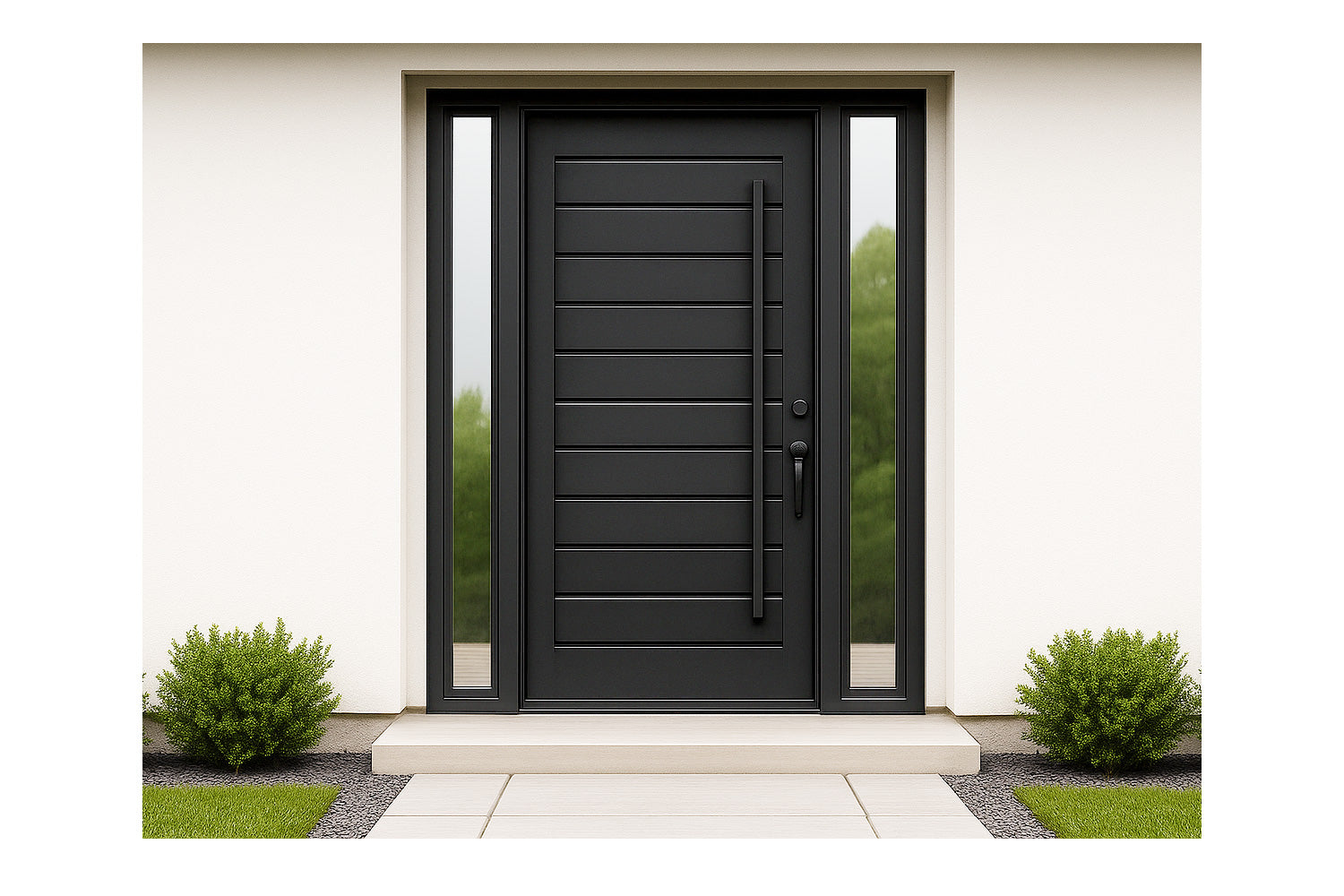 Royal 243 Wrought Iron Custom Exterior Door by Nova