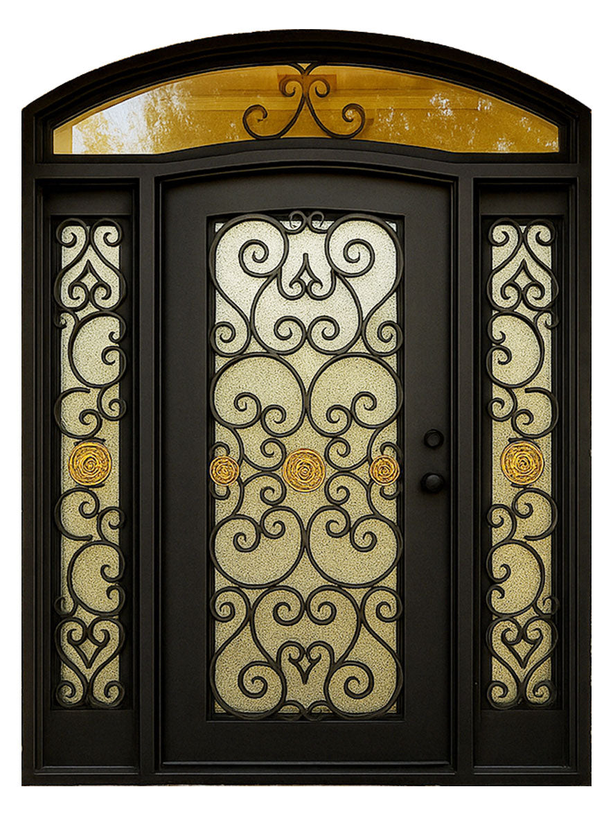 Royal 248 Wrought Iron Custom Exterior Door by Nova