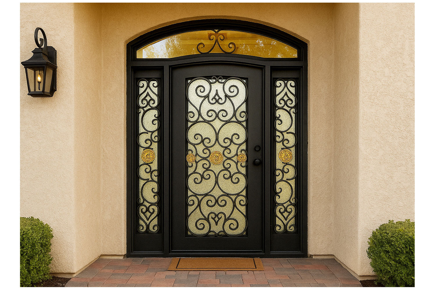 Royal 248 Wrought Iron Custom Exterior Door by Nova