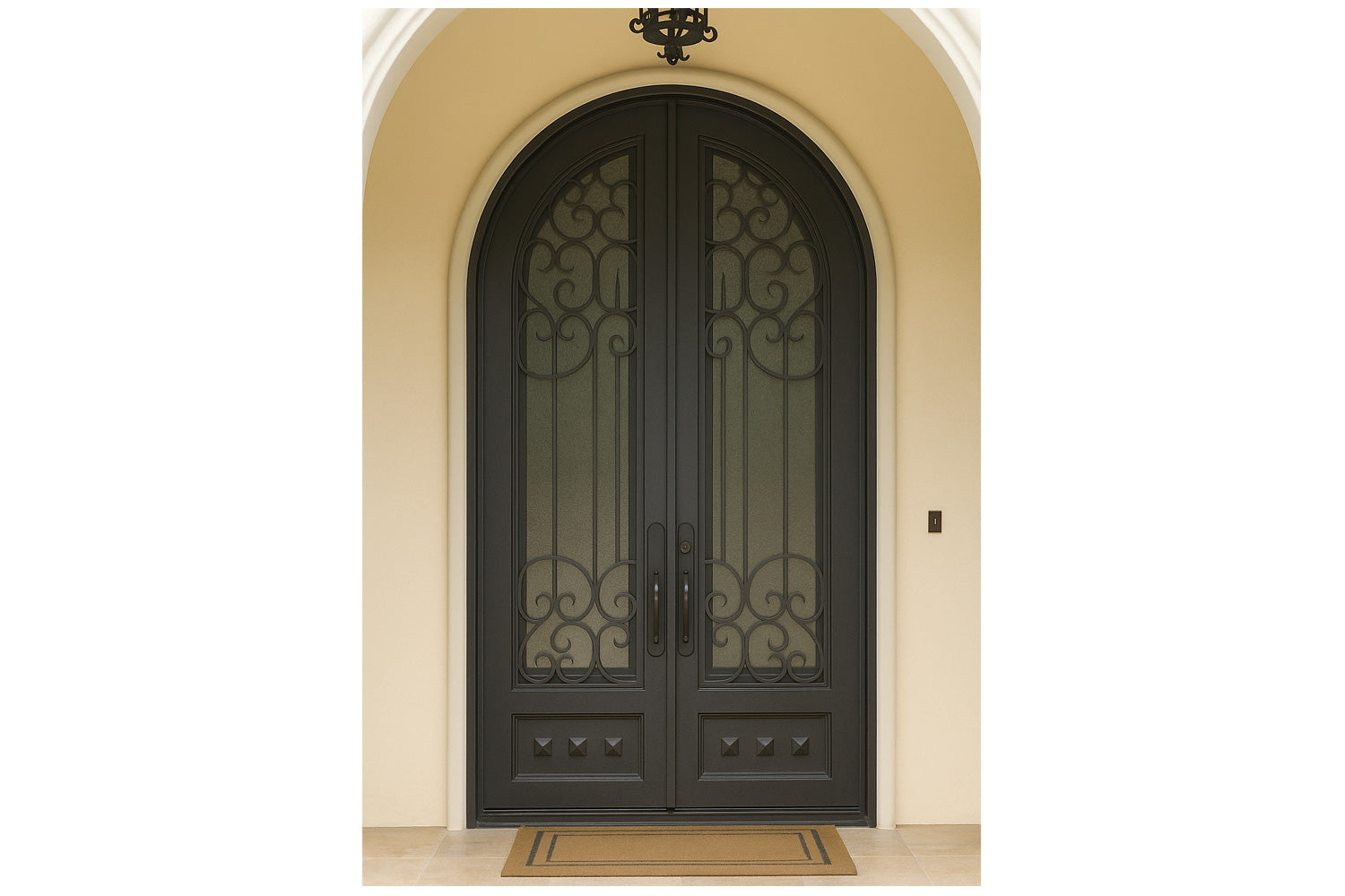 Royal 252 Wrought Iron Custom Exterior Door by Nova
