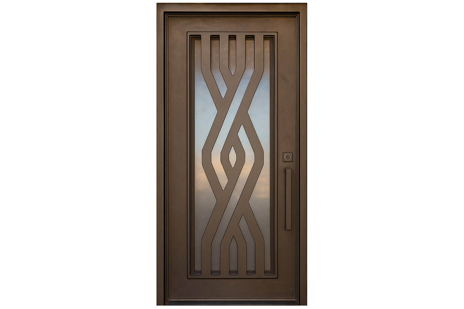 Royal 257 Wrought Iron Custom Exterior Door by Nova