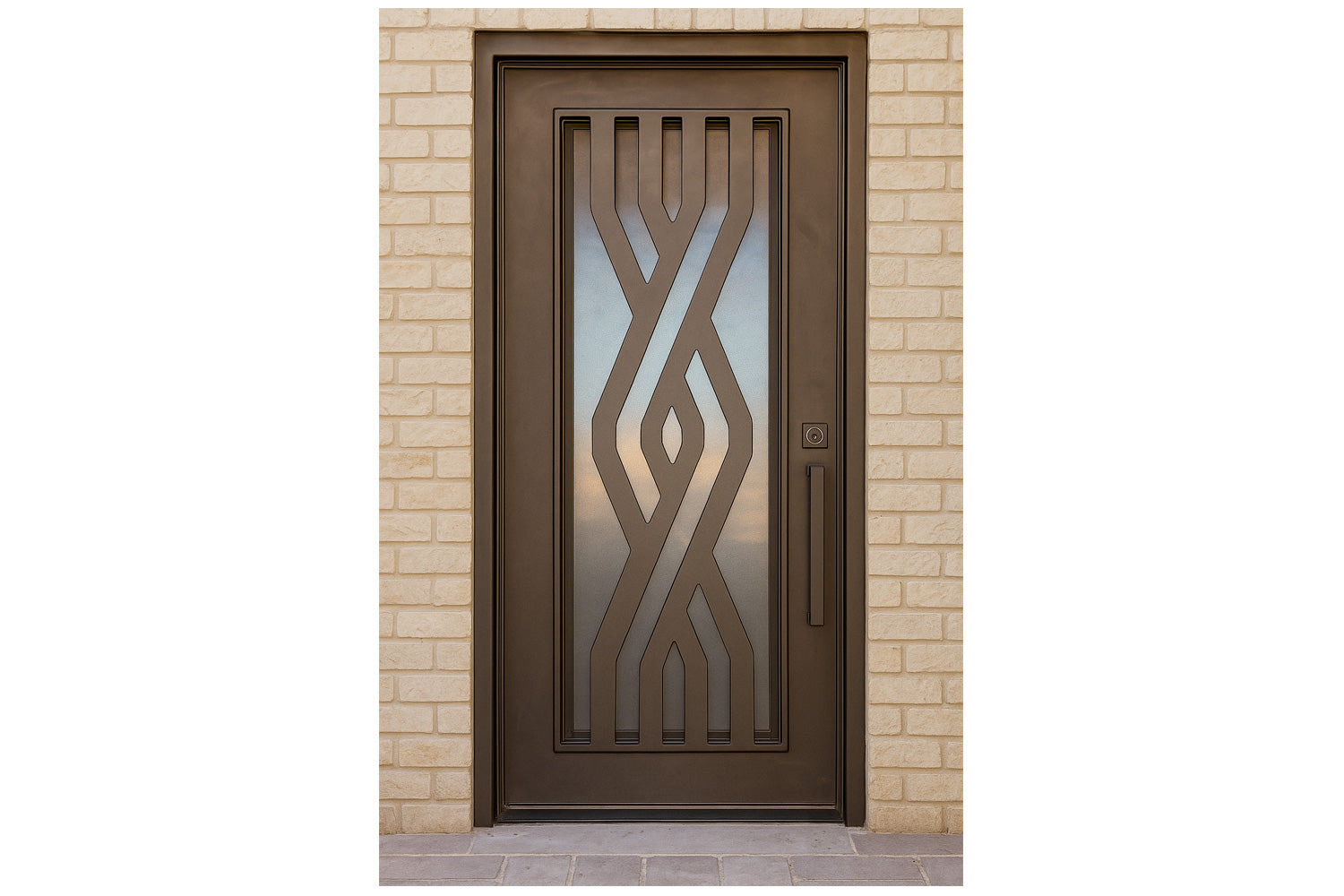 Royal 257 Wrought Iron Custom Exterior Door by Nova