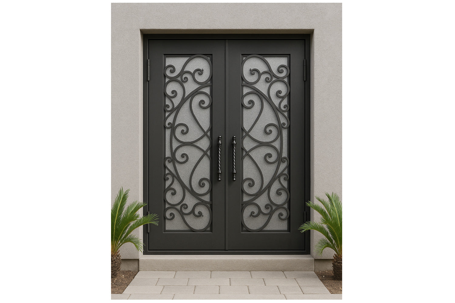 Royal 262 Wrought Iron Custom Exterior Door by Nova