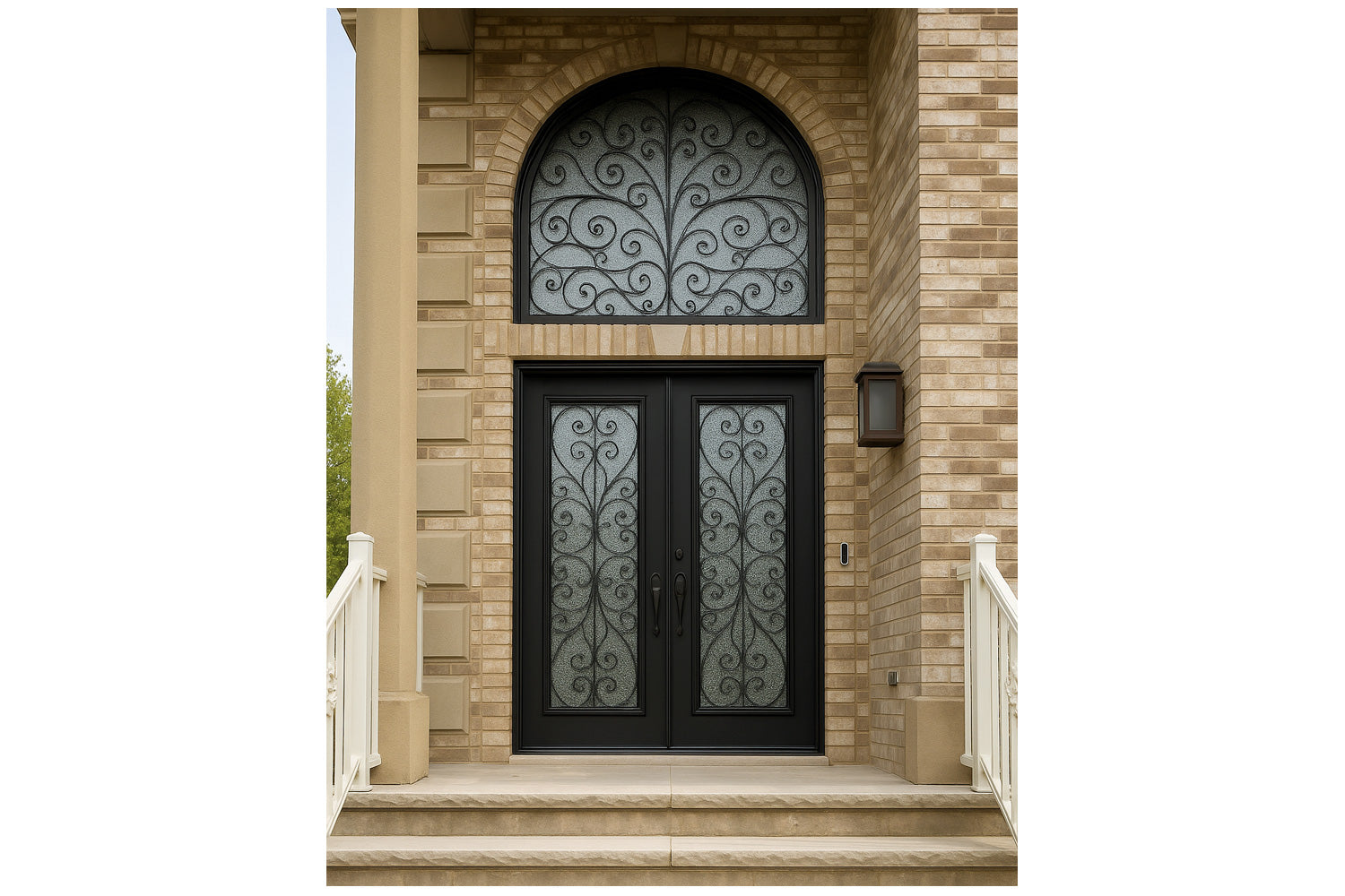 Royal 265 Wrought Iron Custom Exterior Door by Nova