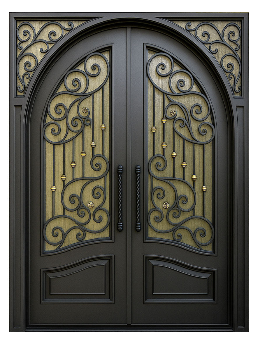 Royal 267 Wrought Iron Custom Exterior Door by Nova