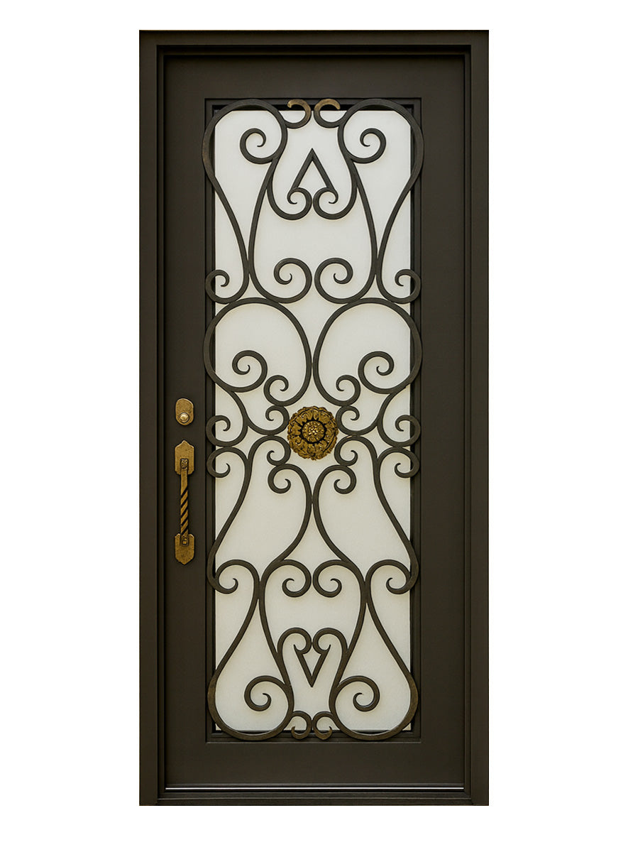 Royal 268 Wrought Iron Custom Exterior Door by Nova