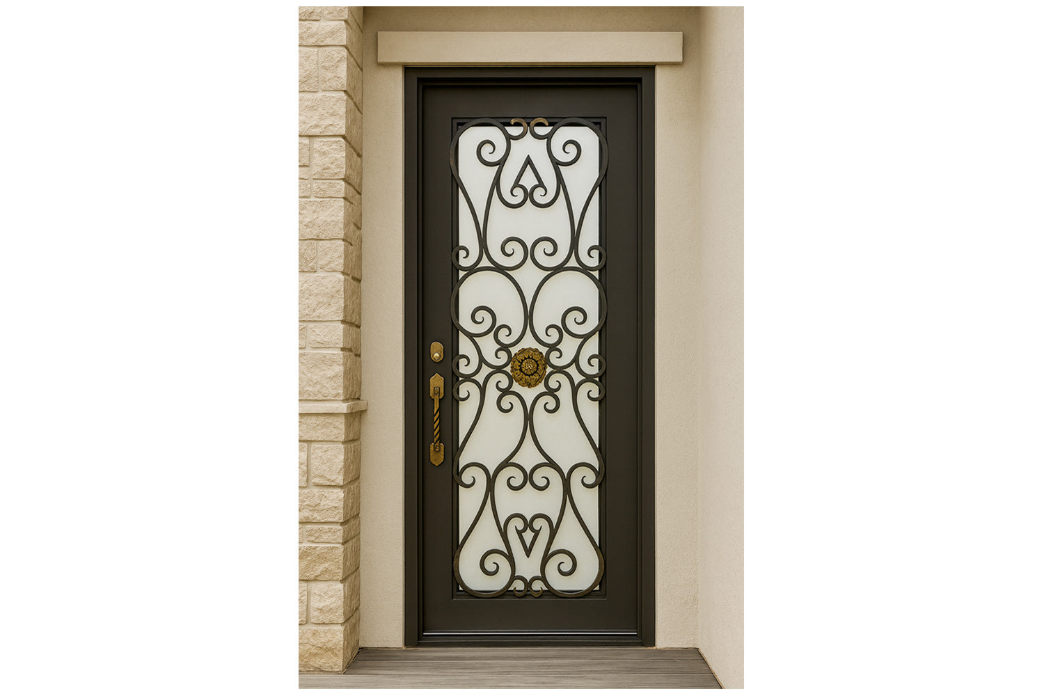 Royal 268 Wrought Iron Custom Exterior Door by Nova
