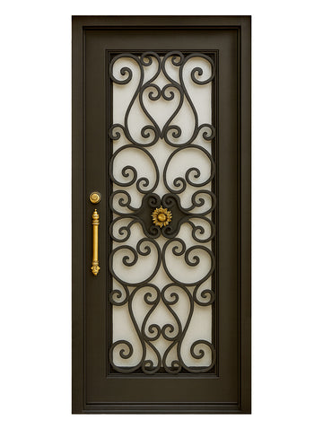 Royal 270 Wrought Iron Custom Exterior Door by Nova