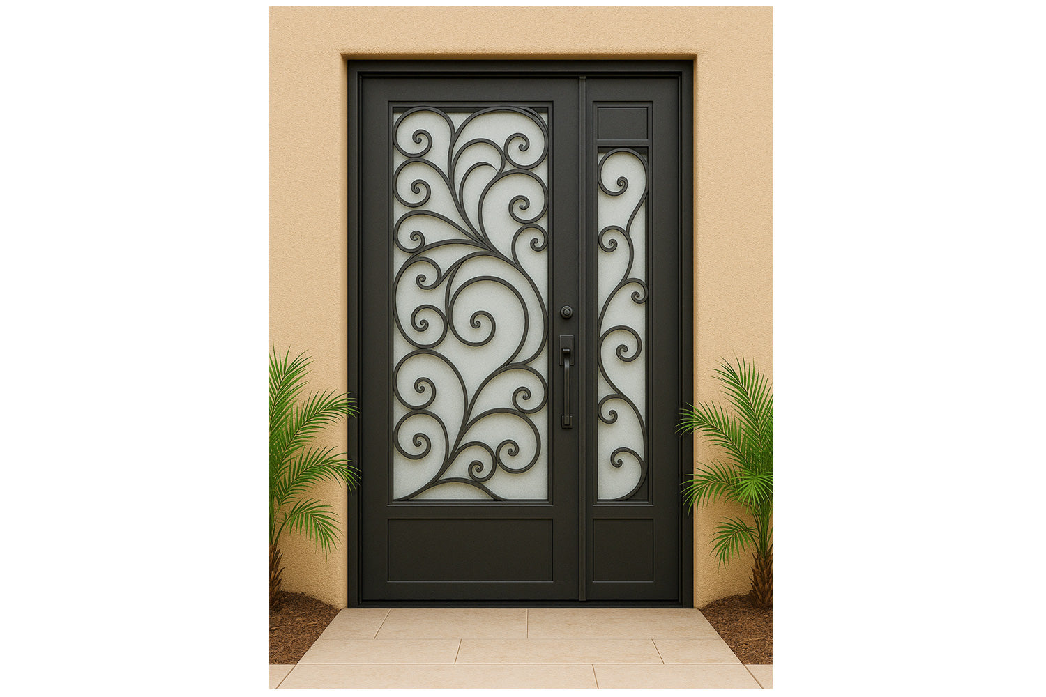 Royal 273 Wrought Iron Custom Exterior Door by Nova