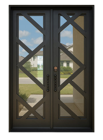 Royal 281 Wrought Iron Custom Exterior Door by Nova