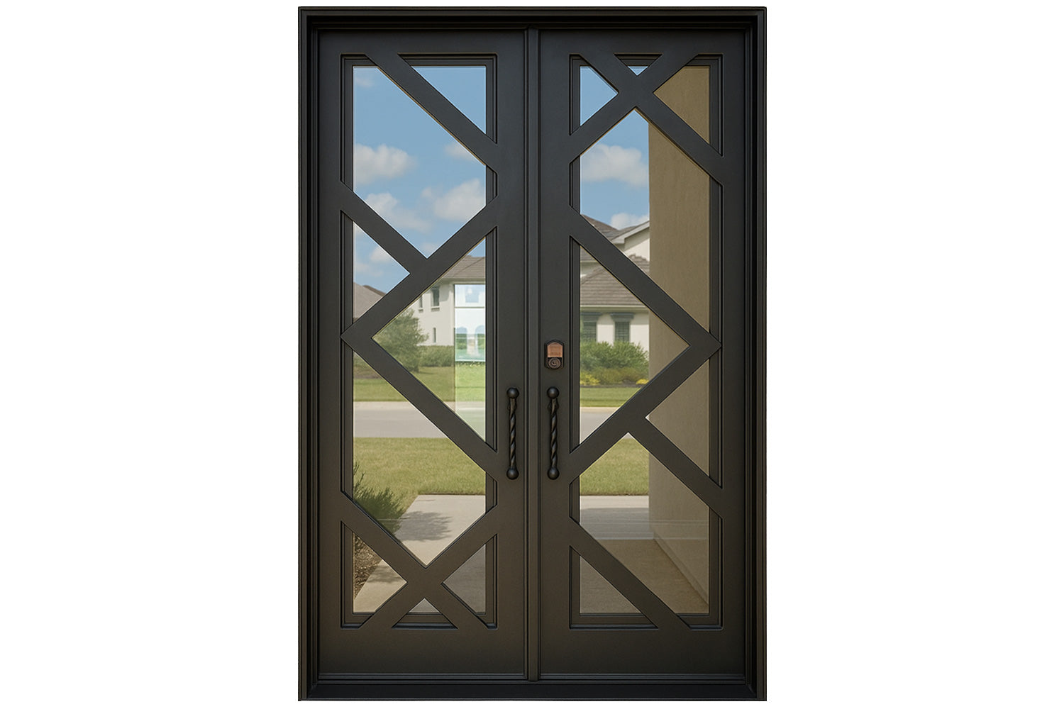 Royal 281 Wrought Iron Custom Exterior Door by Nova