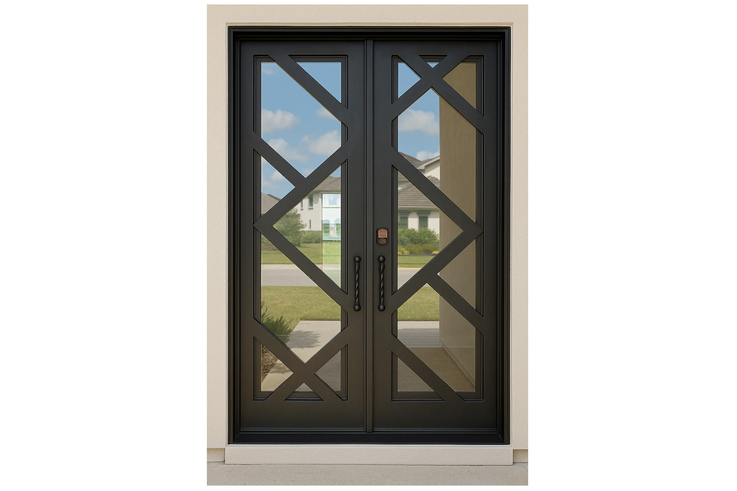 Royal 281 Wrought Iron Custom Exterior Door by Nova