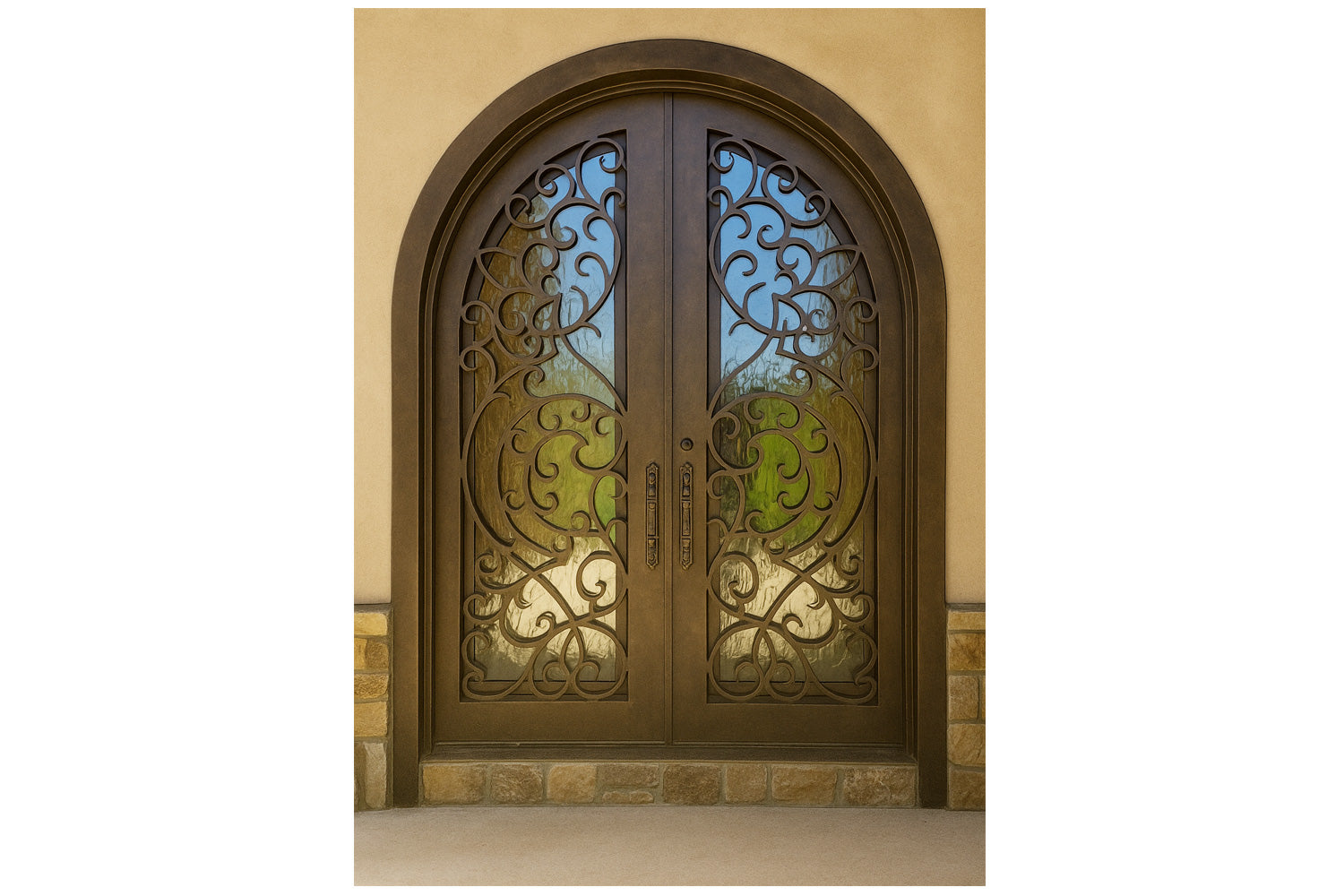 Royal 282 Wrought Iron Custom Exterior Door by Nova