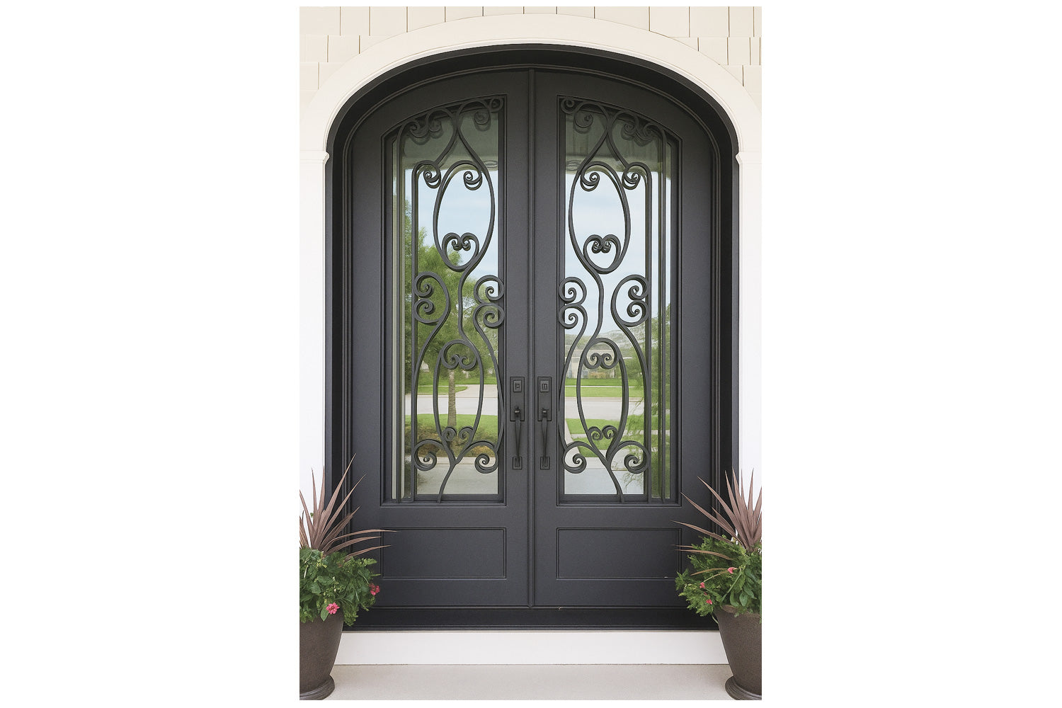 Royal 283 Wrought Iron Custom Exterior Door by Nova