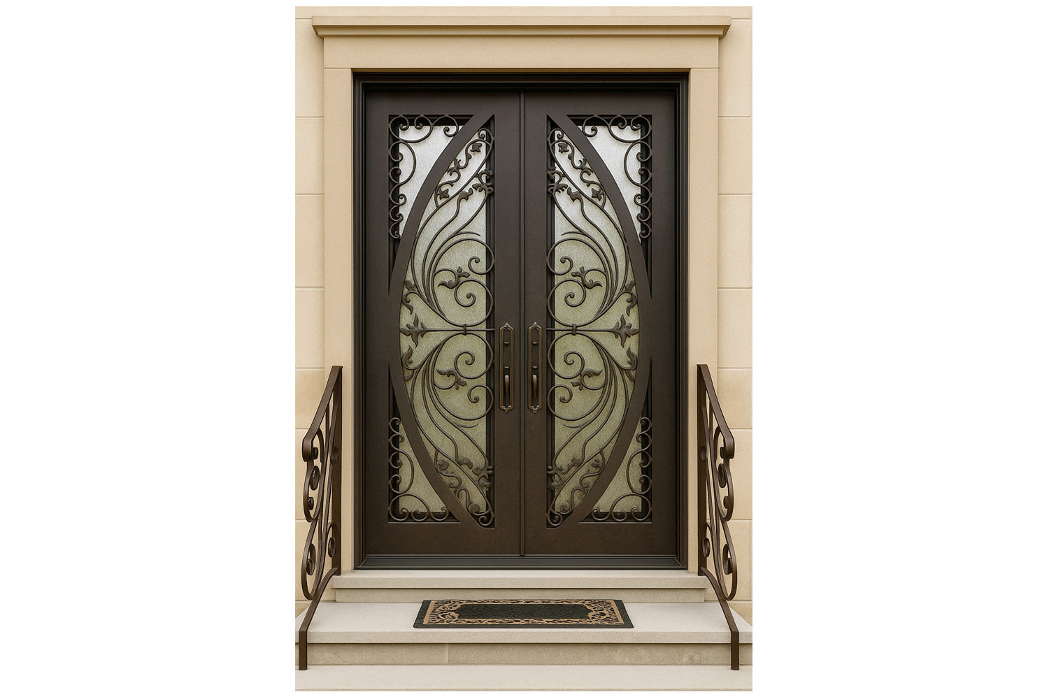 Royal 284 Wrought Iron Custom Exterior Door by Nova