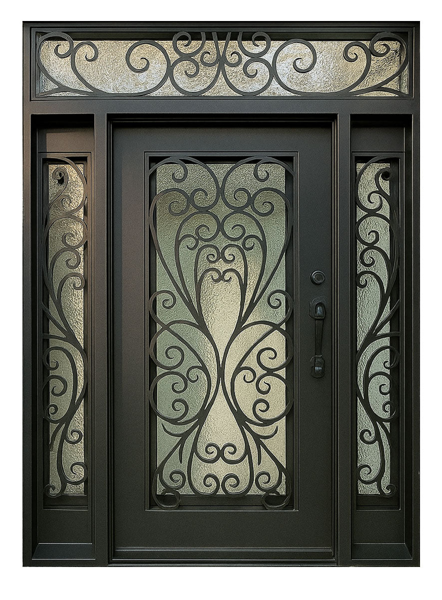 Royal 289 Wrought Iron Custom Exterior Door by Nova