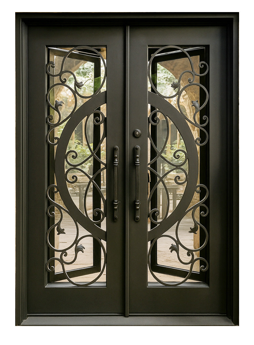 Royal 293 Wrought Iron Custom Exterior Door by Nova