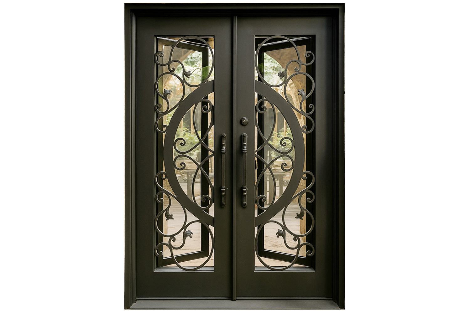 Royal 293 Wrought Iron Custom Exterior Door by Nova