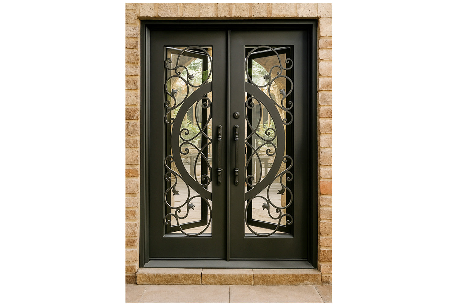 Royal 293 Wrought Iron Custom Exterior Door by Nova