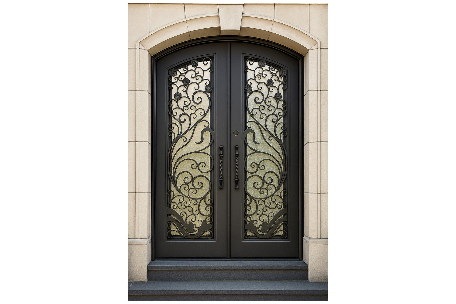 Royal 294 Wrought Iron Custom Exterior Door by Nova