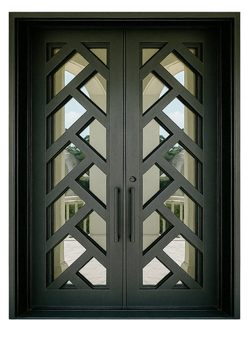 Royal 296 Wrought Iron Custom Exterior Door by Nova