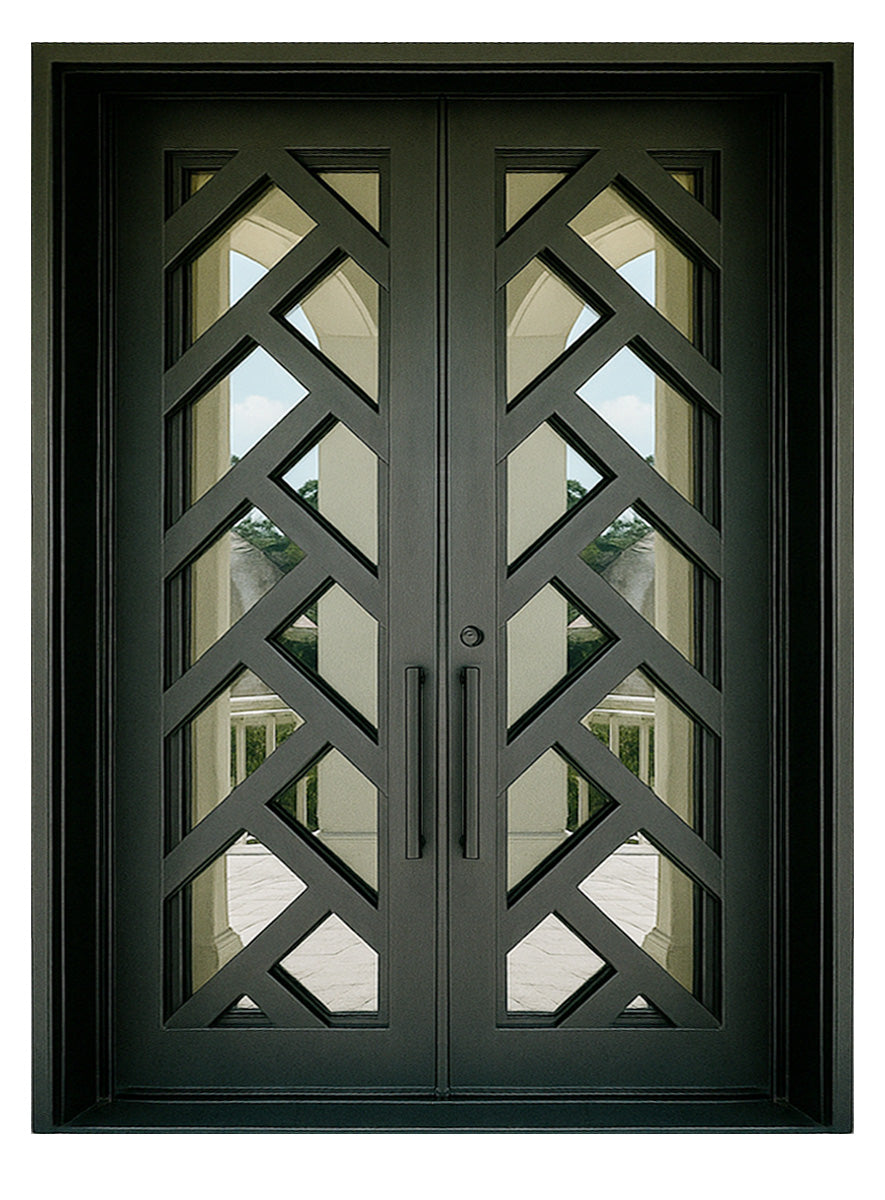 Royal 296 Wrought Iron Custom Exterior Door by Nova