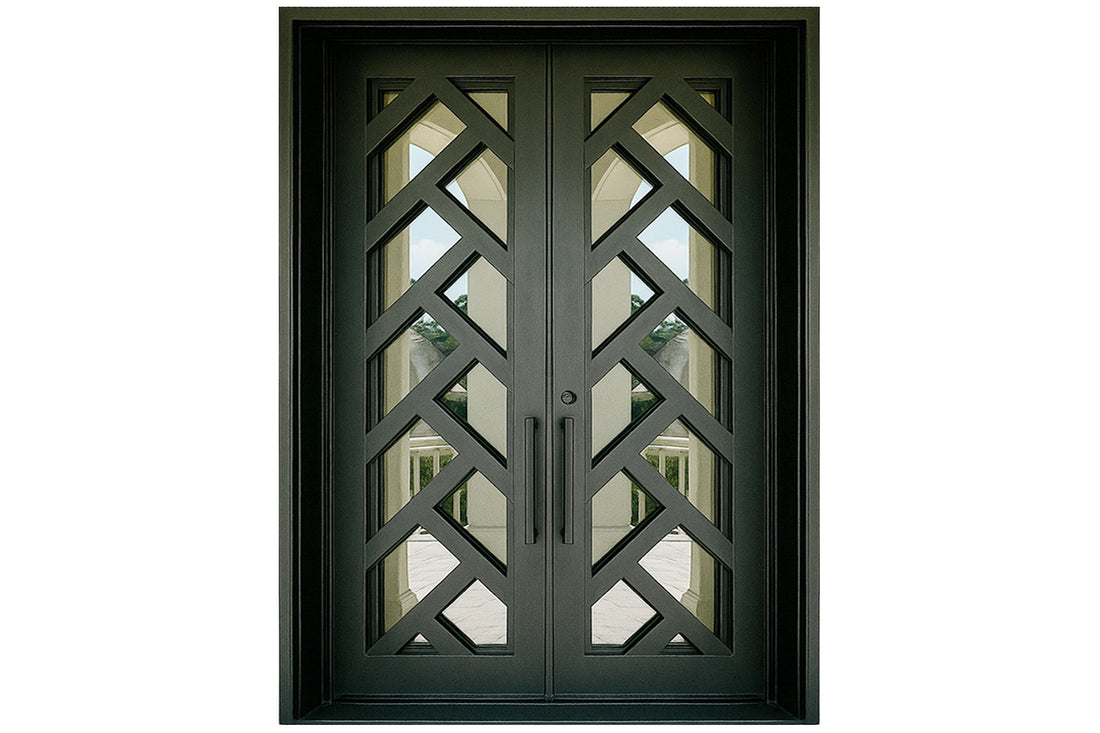 Royal 296 Wrought Iron Custom Exterior Door by Nova