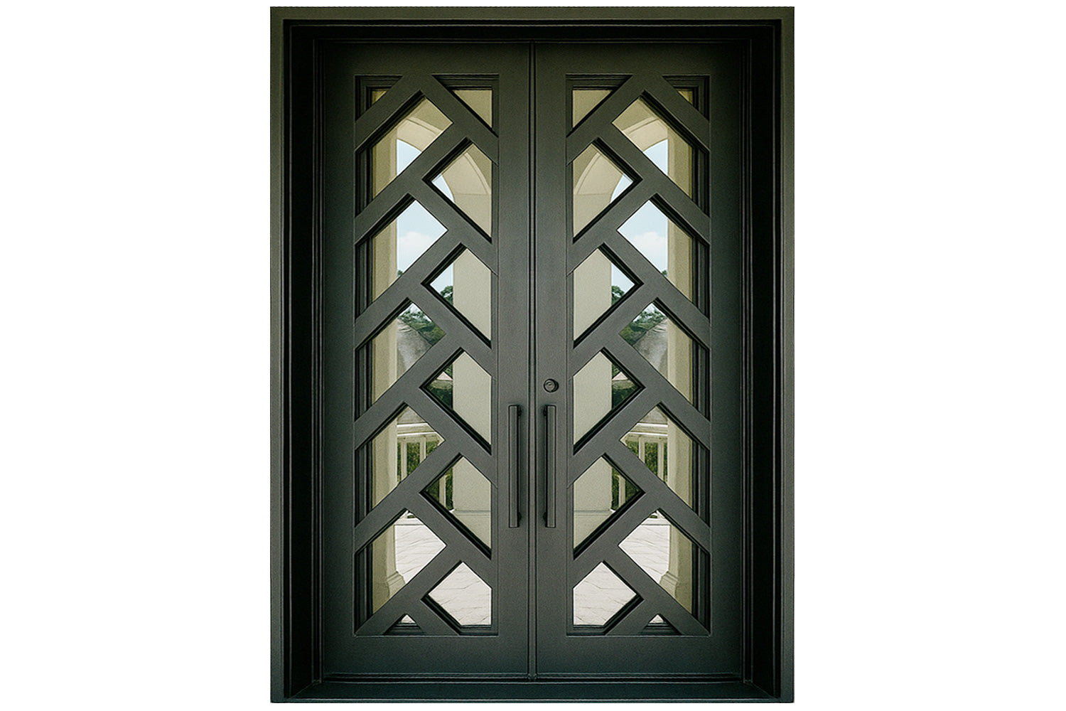 Royal 296 Wrought Iron Custom Exterior Door by Nova
