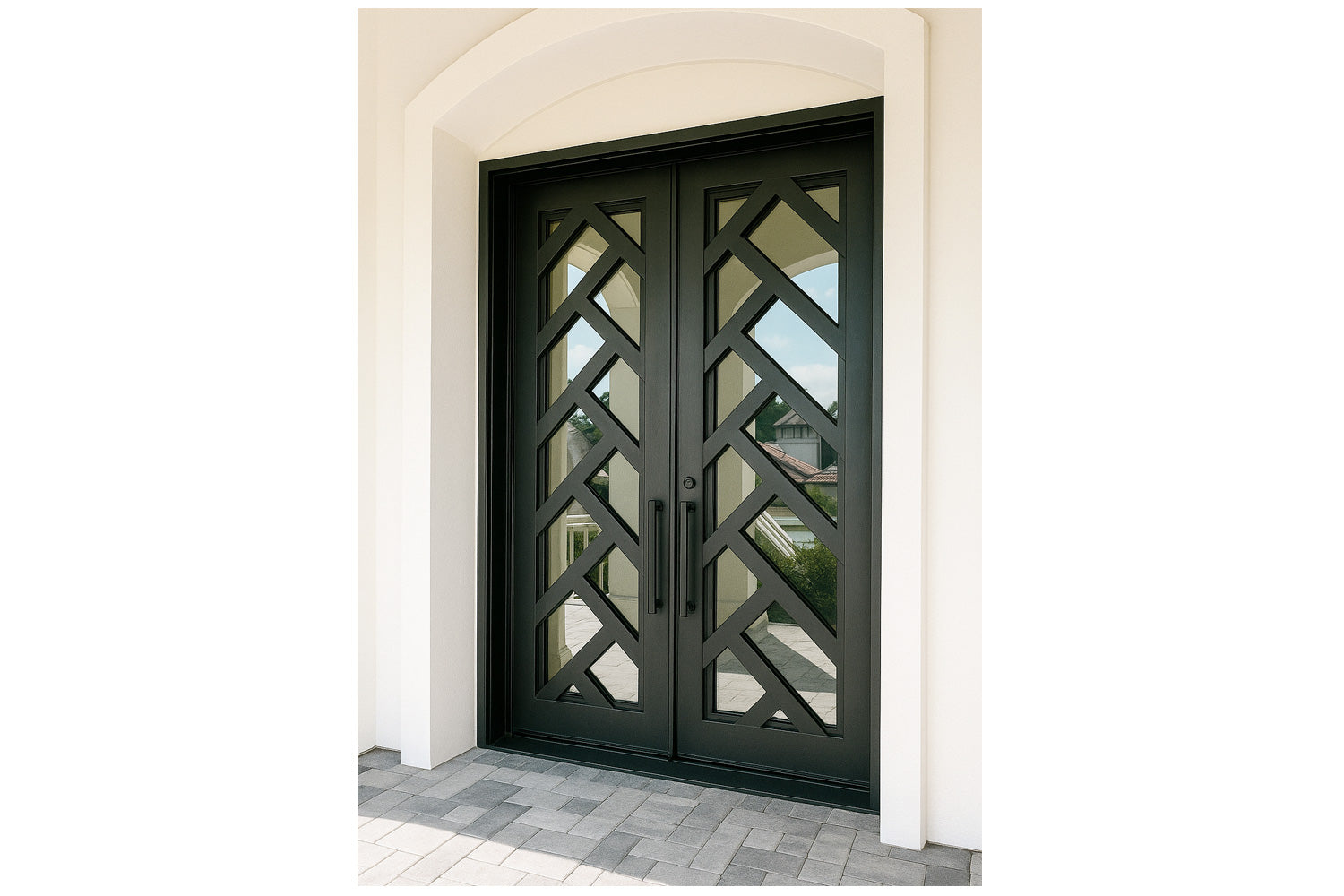 Royal 296 Wrought Iron Custom Exterior Door by Nova