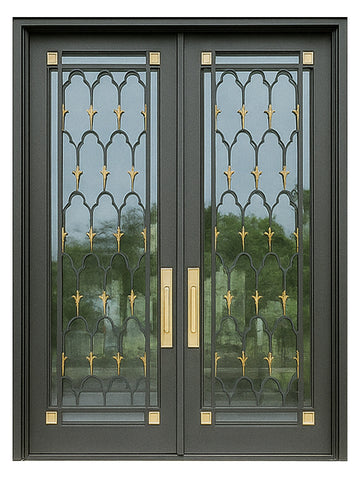 Royal 297 Wrought Iron Custom Exterior Door by Nova