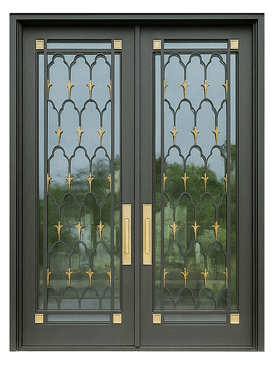 Royal 297 Wrought Iron Custom Exterior Door by Nova