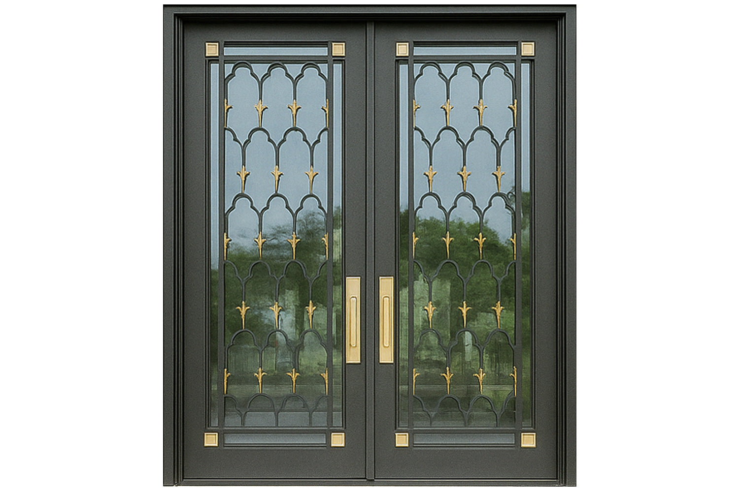 Royal 297 Wrought Iron Custom Exterior Door by Nova
