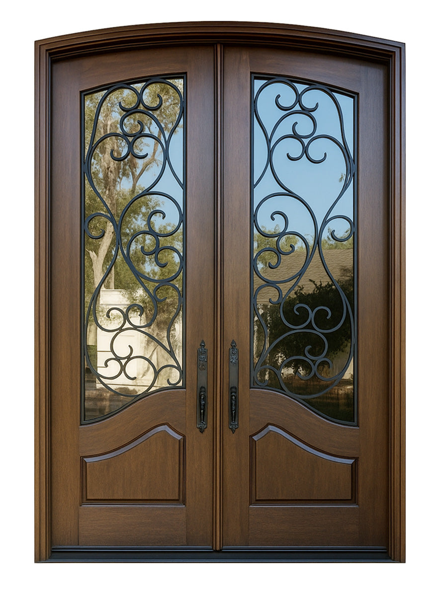 Royal 299 Wrought Iron Custom Exterior Door by Nova