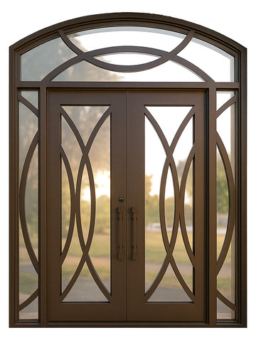 Royal 300 Wrought Iron Custom Exterior Door by Nova