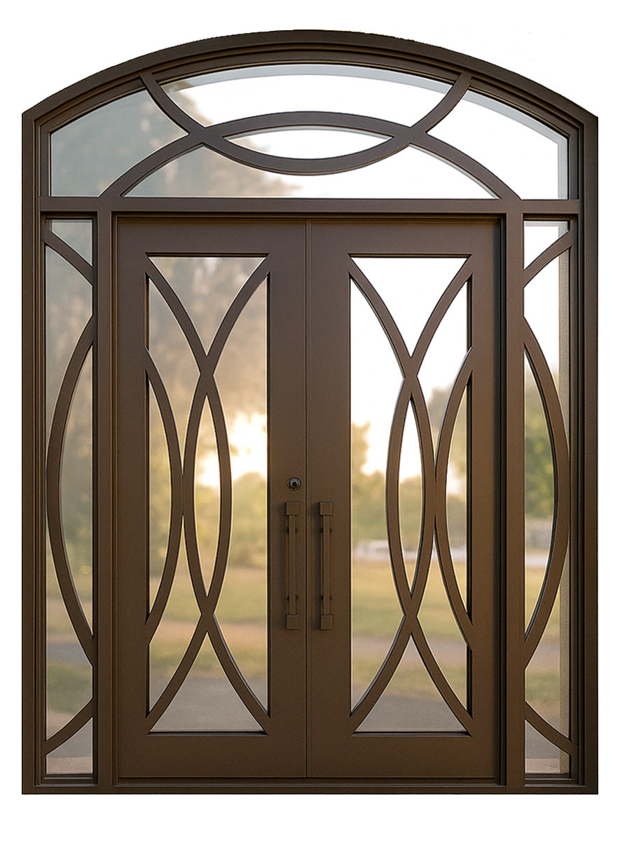 Royal 300 Wrought Iron Custom Exterior Door by Nova