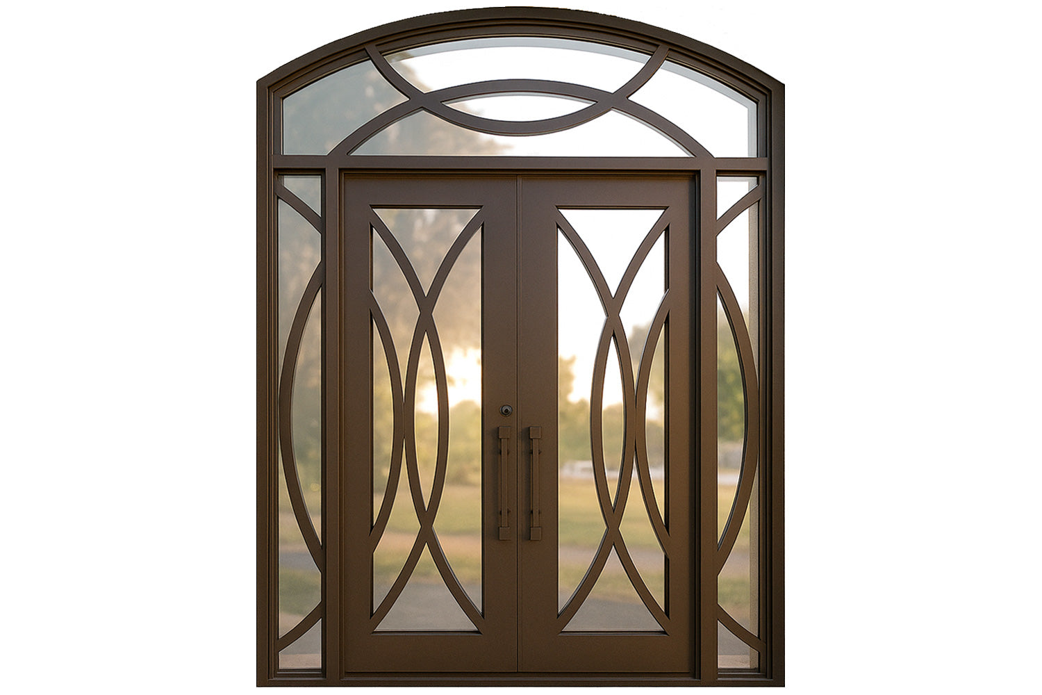 Royal 300 Wrought Iron Custom Exterior Door by Nova