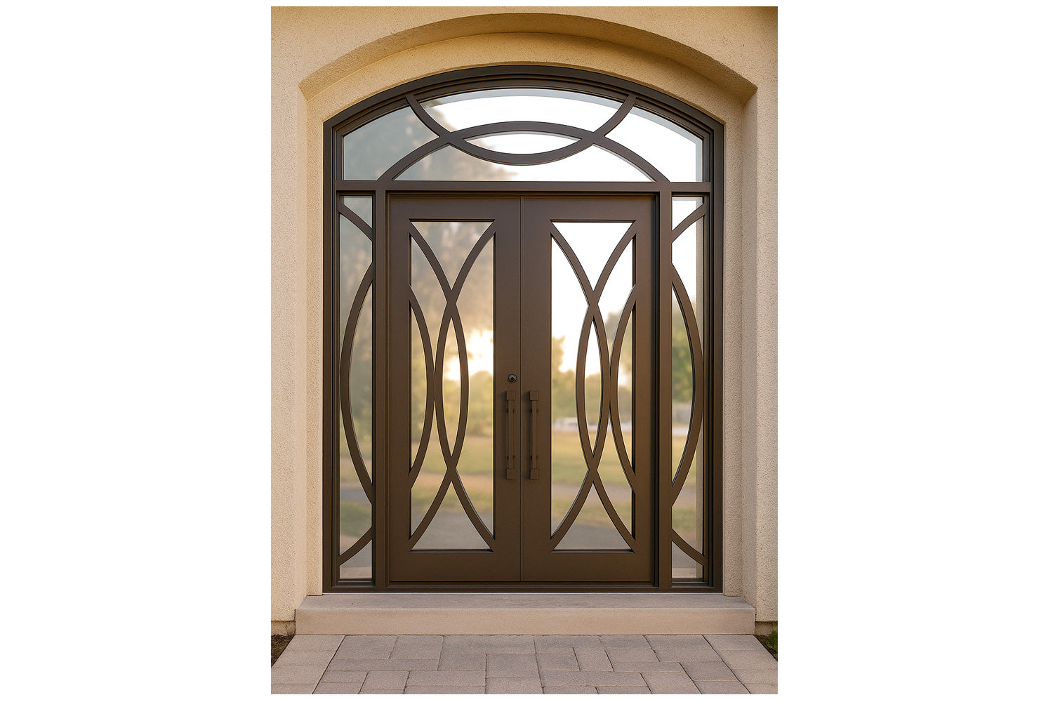 Royal 300 Wrought Iron Custom Exterior Door by Nova