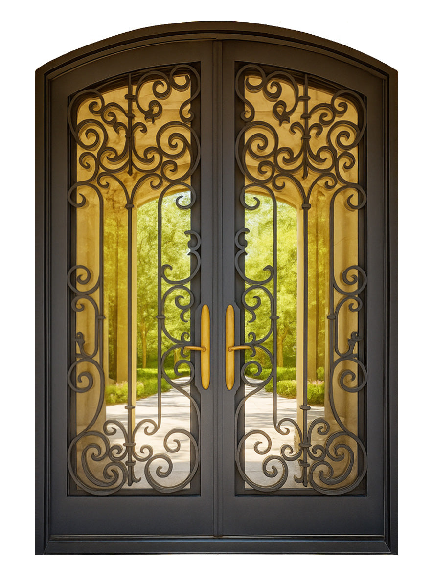 Royal 301 Wrought Iron Custom Exterior Door by Nova