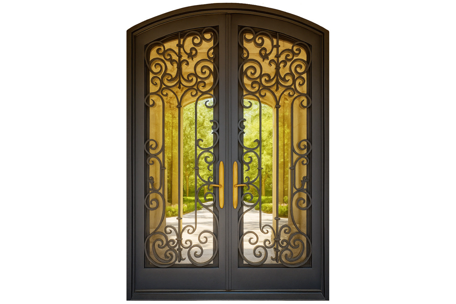 Royal 301 Wrought Iron Custom Exterior Door by Nova