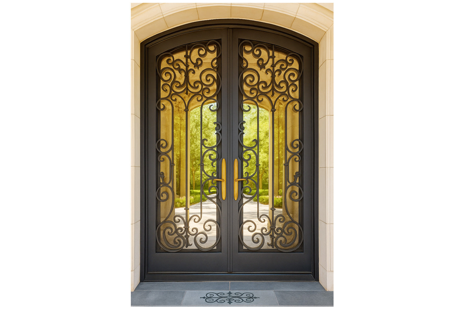 Royal 301 Wrought Iron Custom Exterior Door by Nova