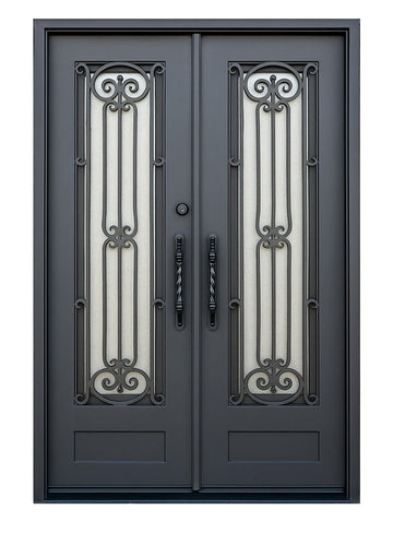 Royal 302 Wrought Iron Custom Exterior Door by Nova