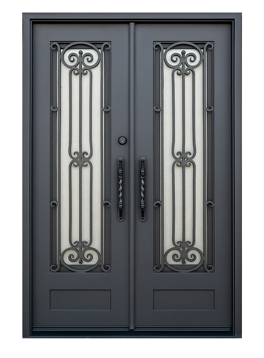 Royal 302 Wrought Iron Custom Exterior Door by Nova