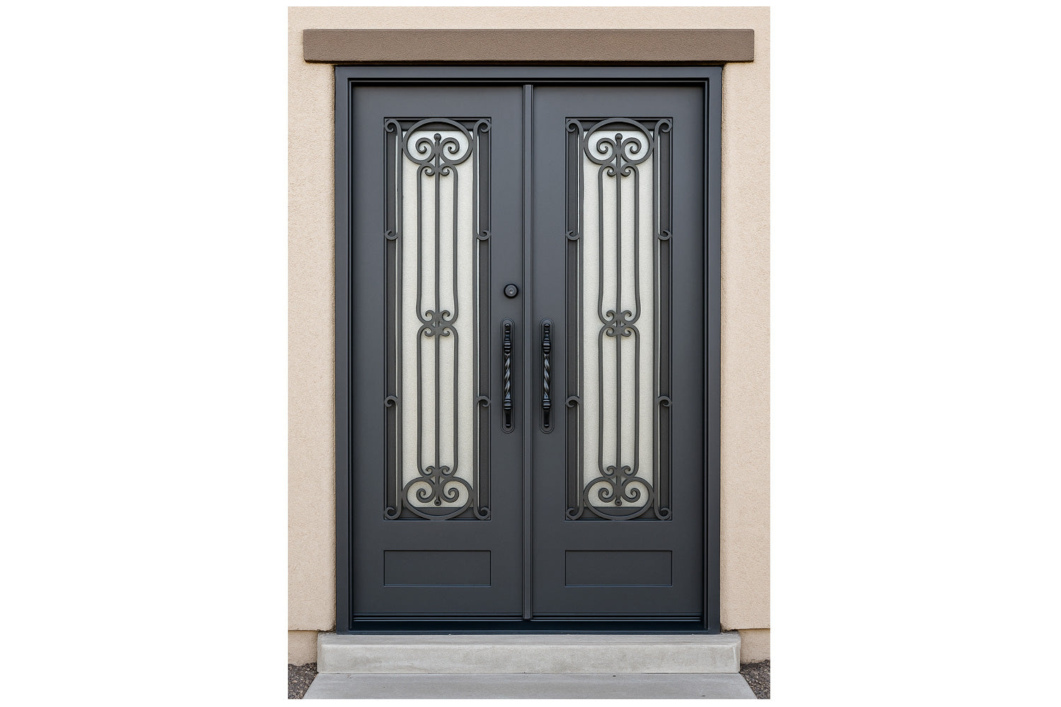 Royal 302 Wrought Iron Custom Exterior Door by Nova
