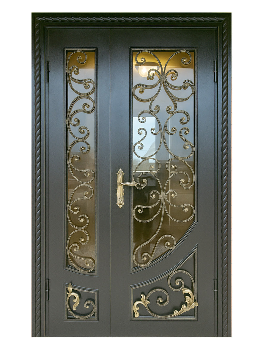 Royal 305 Wrought Iron Custom Exterior Door by Nova