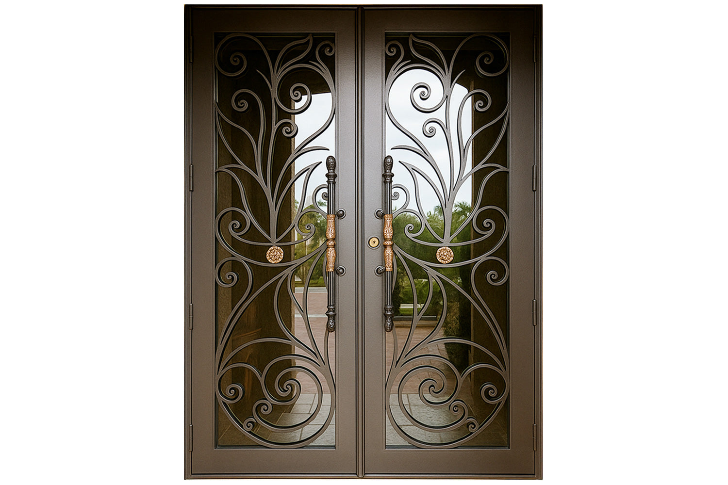 Royal 308 Wrought Iron Custom Exterior Door by Nova