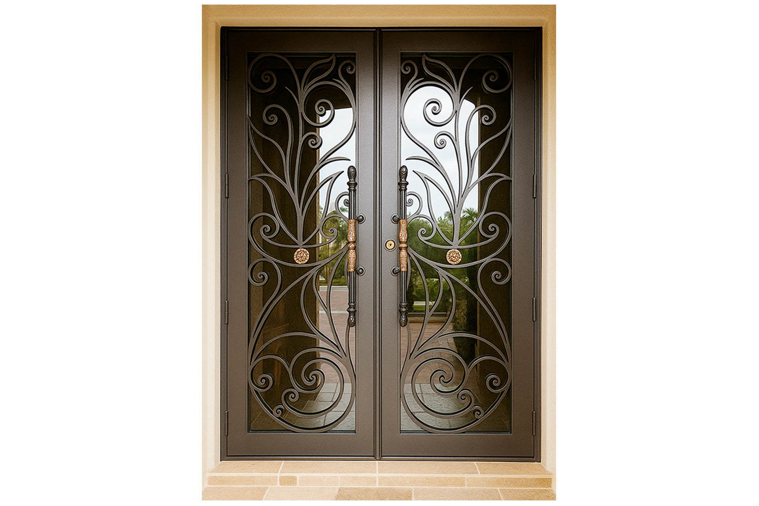 Royal 308 Wrought Iron Custom Exterior Door by Nova