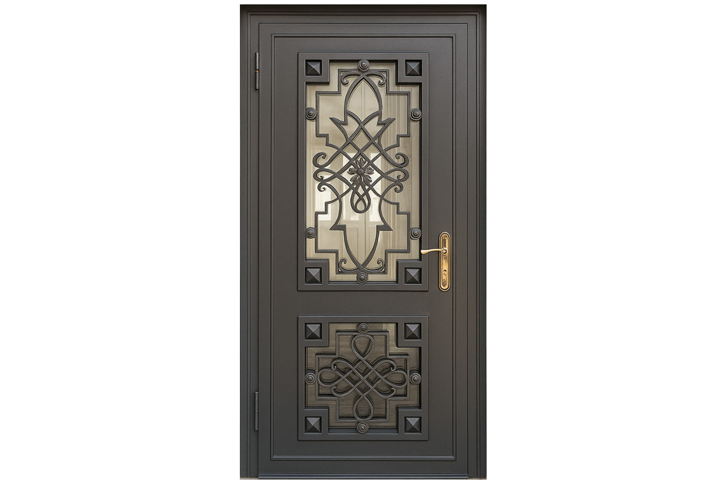 Royal 309 Wrought Iron Custom Exterior Door by Nova