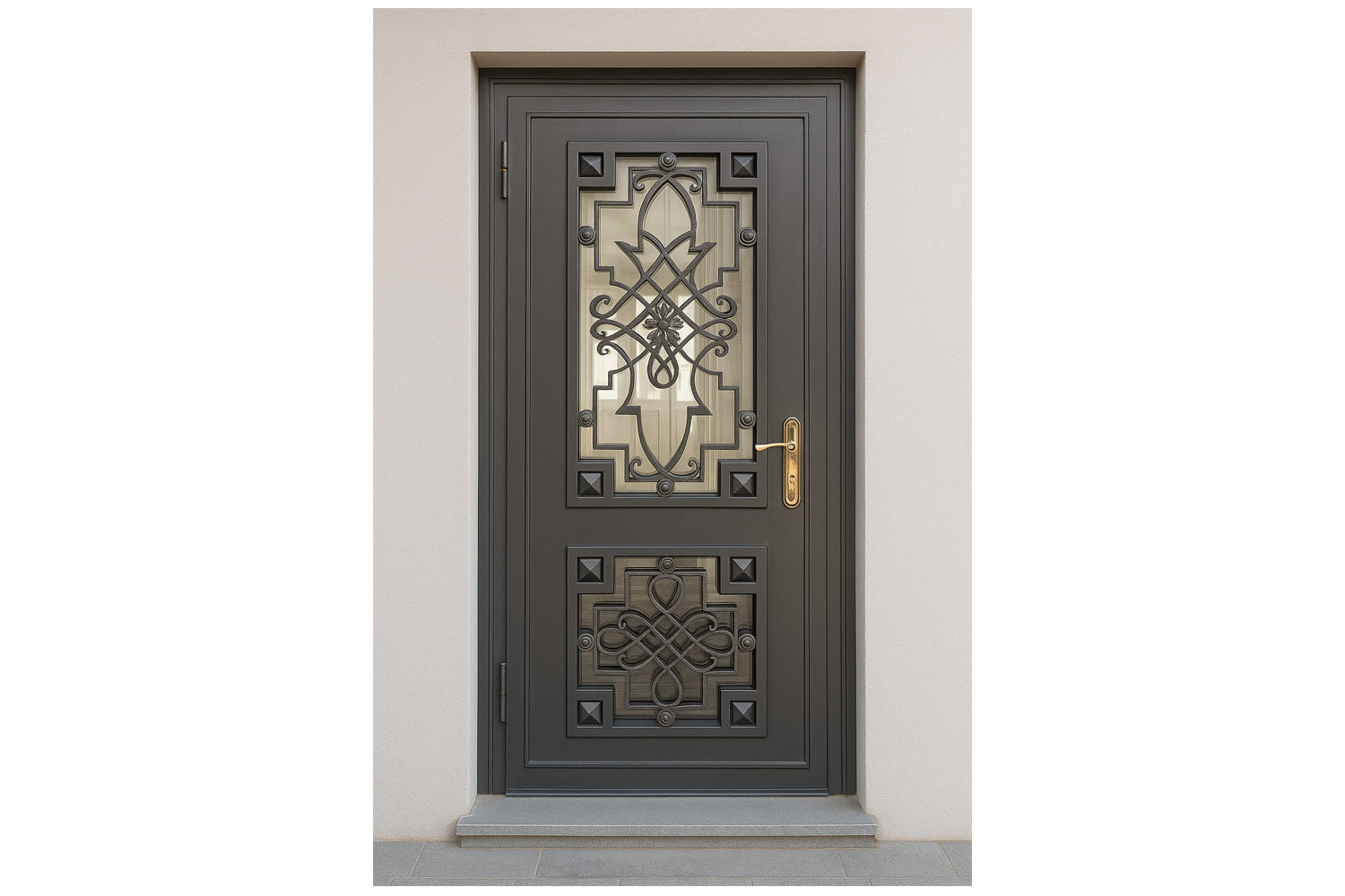 Royal 309 Wrought Iron Custom Exterior Door by Nova